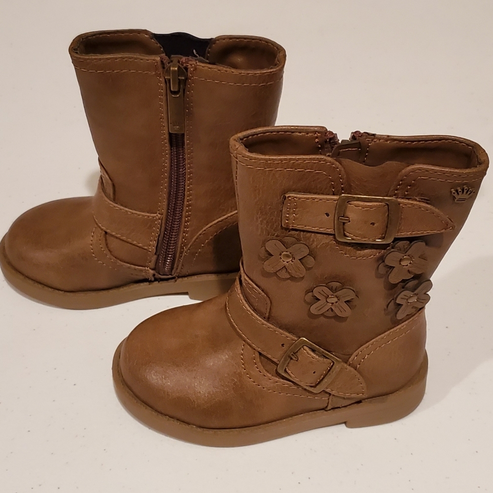 Nina Kid's brown leather boot